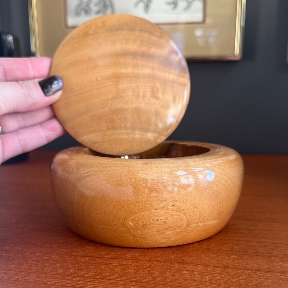 Myrtle Wood Trinket Box the Wooden Nickel Oregon - Picture 7 of 7